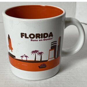 Dunkin’ Donuts Florida Runs on Dunkin 2013 Coffee Mug Orange White